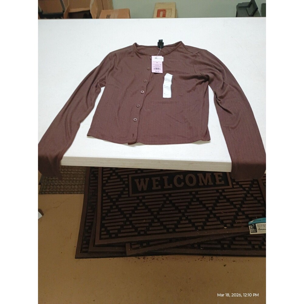 Womens button down long sleeve shirt -Wild Fable
